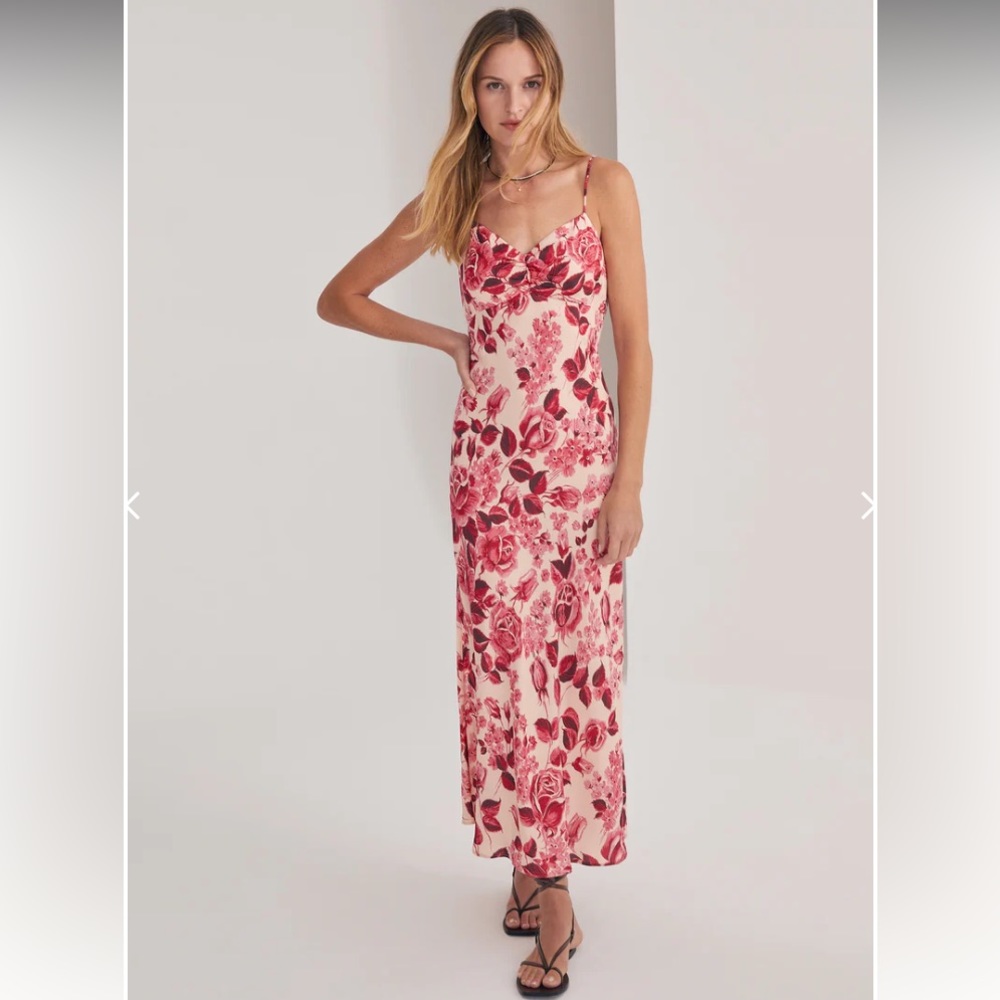 Envy Slip Dress in Vintage Rose